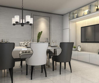 Sylvestre Five-Light Indoor Chandelier, Oil Rubbed Bronze Finish