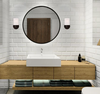 Sylvestre One-Light Indoor Wall Fixture, Oil Rubbed Bronze Finish