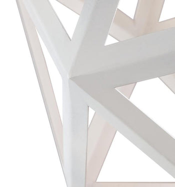 One-Light Indoor Pendant, Matte White Finish