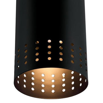 Phelps One-Light Indoor Mini Pendant, Matte Black Finish