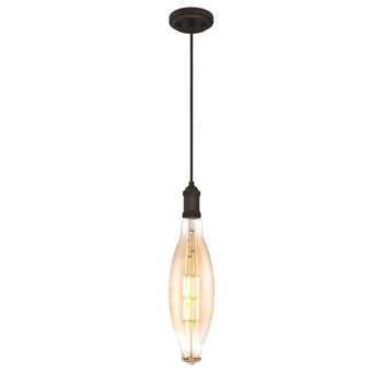 One-Light Oversized LED Indoor Mini Pendant, Oil Rubbed Bronze Finish