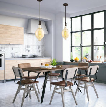 One-Light Oversized LED Indoor Mini Pendant, Oil Rubbed Bronze Finish