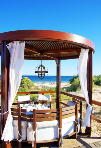 Stella Mira Three-Light Outdoor Chandelier, Oil Rubbed Bronze Finish with Highlights