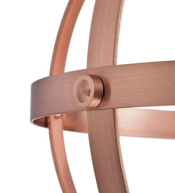 Stella Mira One-Light Indoor Mini Pendant, Washed Copper Finish