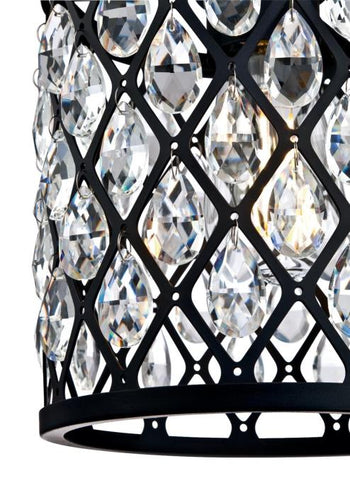 Waltz One-Light Indoor Mini Pendant, Matte Black Finish