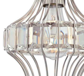 Shannon One-Light Indoor Mini Pendant, Brushed Nickel Finish