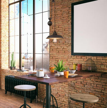 Iron Hill One-Light Indoor Pulley Pendant, Oil Rubbed Bronze Finish with Highlights