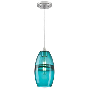 Soren One-Light Indoor Mini Pendant, Brushed Nickel Finish
