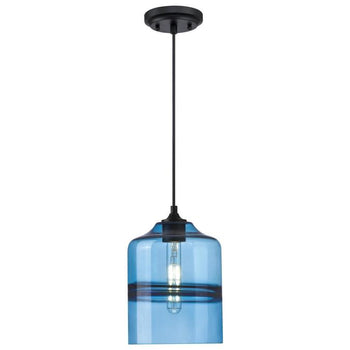 Soren One-Light Indoor Mini Pendant, Matte Black Finish