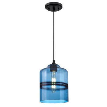 Soren One-Light Indoor Mini Pendant, Matte Black Finish