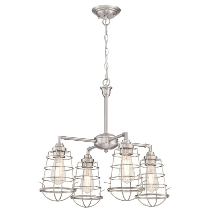 Nolan Four-Light Indoor Chandelier/Semi-Flush Mount Ceiling