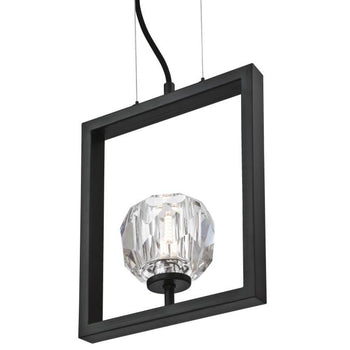 Zoa One-Light LED Indoor Pendant, Matte Brushed Gun Metal Finish