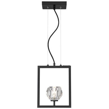 Zoa One-Light LED Indoor Pendant, Matte Brushed Gun Metal Finish