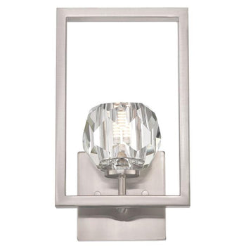 Zoa One-Light LED Indoor Wall Fixture, Brushed Nickel Finish
