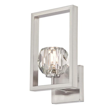 Zoa One-Light LED Indoor Wall Fixture, Brushed Nickel Finish