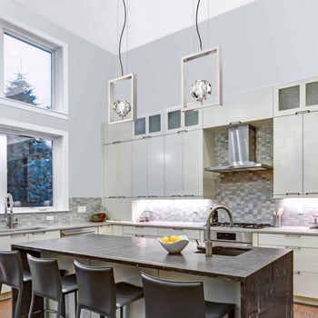 Zoa One-Light LED Indoor Pendant, Brushed Nickel Finish