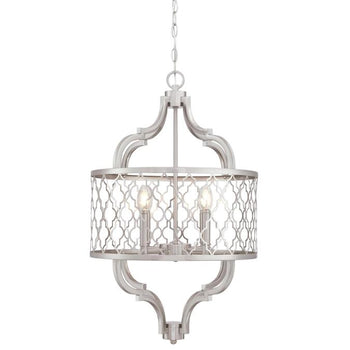 Sahara Four-Light Indoor Chandelier, Brushed Nickel Finish