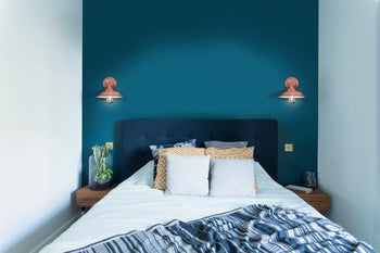 Iron Hill One-Light Indoor Wall Fixture, Washed Copper Finish