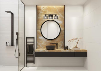 Morrison Three-Light Indoor Wall Fixture, Oil Rubbed Bronze Finish