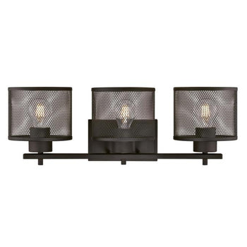 Morrison Three-Light Indoor Wall Fixture, Oil Rubbed Bronze Finish