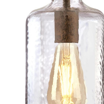 Carmen One-Light Indoor Mini Pendant, Barnwood Finish