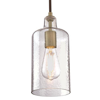 Carmen One-Light Indoor Mini Pendant, Antique Brass Finish