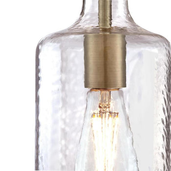 Carmen One-Light Indoor Mini Pendant, Antique Brass Finish