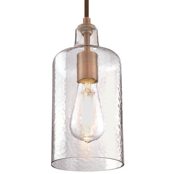 Carmen One-Light Indoor Mini Pendant, Washed Copper Finish