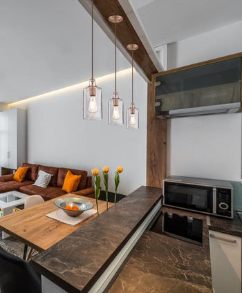 Carmen One-Light Indoor Mini Pendant, Washed Copper Finish