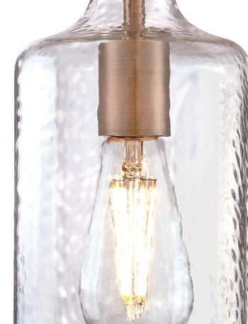 Carmen One-Light Indoor Mini Pendant, Washed Copper Finish