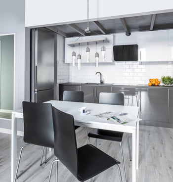 Cava Five-Light LED Indoor Chandelier, Brushed Nickel Finish