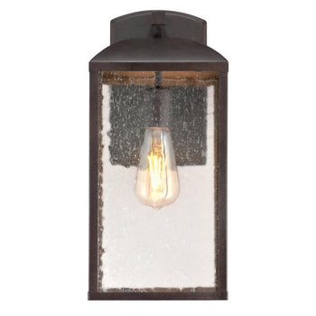 Piazza One-Light Outdoor Wall Fixture, Victorian Bronze Finish