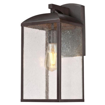 Piazza One-Light Outdoor Wall Fixture, Victorian Bronze Finish