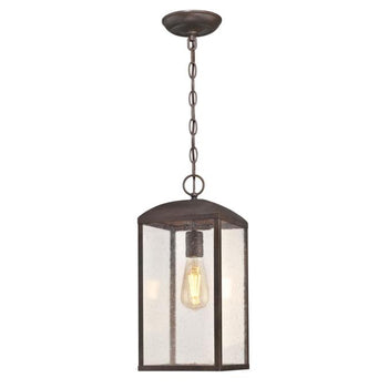Piazza One-Light Outdoor Pendant, Victorian Bronze Finish