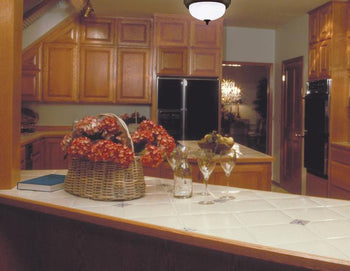 Two-Light Flush-Mount Interior Ceiling Fixture, Oil Rubbed Bronze Finish with Frosted White Alabaster Glass