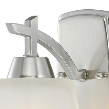 Midori One-Light Indoor Wall Fixture, Brushed Nickel Finish