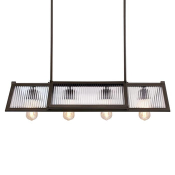 Finn Four-Light Indoor Chandelier, Oil Rubbed Bronze Finish