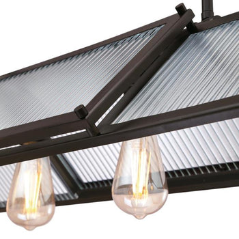 Finn Four-Light Indoor Chandelier, Oil Rubbed Bronze Finish