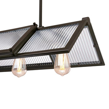 Finn Four-Light Indoor Chandelier, Oil Rubbed Bronze Finish