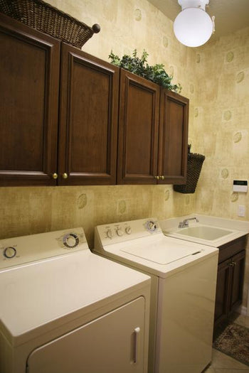 One-Light Flush-Mount Interior Ceiling Fixture with Pull Chain, White Finish with White Glass Globe