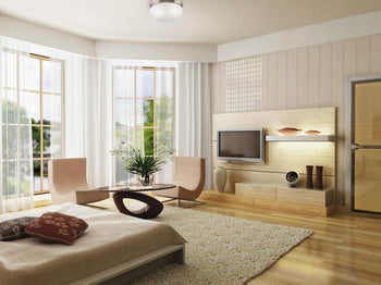 Two-Light Flush-Mount Interior Ceiling Fixture with Pull Chain, Brushed Nickel Finish with Frosted Fluted Glass