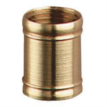 2 Couplings, Polished Brass Finish