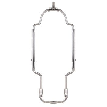 Adjustable Detachable Harp, Brushed Nickel Finish