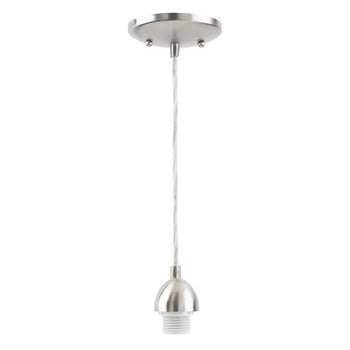 One-Light Indoor Mini Pendant, Brushed Nickel Finish