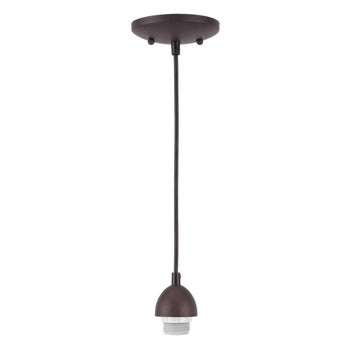 One-Light Indoor Mini Pendant, Oil Rubbed Bronze Finish