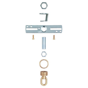 Screw Collar Loop Kit, Brass Finish