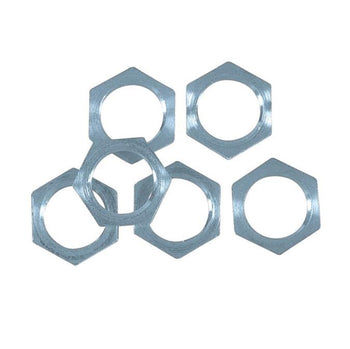 6 Hex Nuts, Steel
