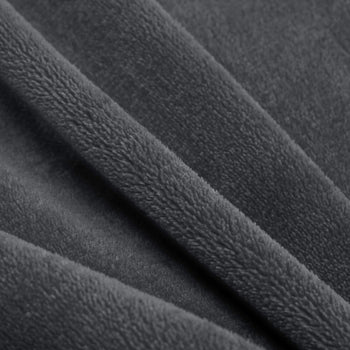Plush Sherpa Fleece Throw Blanket Grey