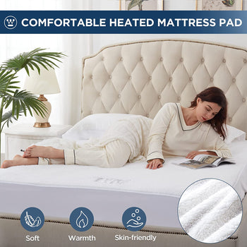 Heated Mattress Pad Sherpa