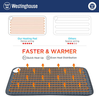 Electric Heating Pad Grey